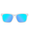 Goat Polarised Sunglasses in Satin Crystal Grey & Ice Blue Mirror