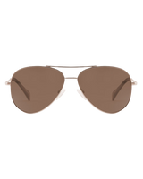 Maverick Polarised Sunglasses in Gold & Brown