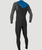 The O'Neill Boys Hammer 3/2mm Chest Zip Wetsuit in Black, Graphite & Ocean