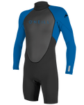 The O'Neill Boys Reactor-2 Back Zip Spring Wetsuit in Black & Ocean