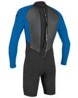 The O'Neill Boys Reactor-2 Back Zip Spring Wetsuit in Black & Ocean