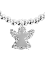 Mums Are Angels Bracelet in Silver