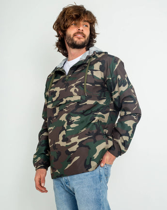 The AS Colour Mens Cyrus Windbreaker in Camo