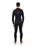 The O'Neill Mens HyperFreak Fire 4/3mm Chest Zip Wetsuit in Black