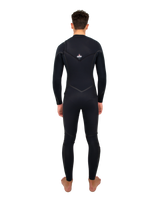 The O'Neill Mens HyperFreak Fire 4/3mm Chest Zip Wetsuit in Black