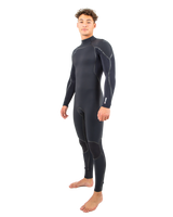 The O'Neill Mens Hyperfreak Fire 4/3mm Back Zip Wetsuit in Black