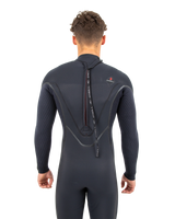 The O'Neill Mens Hyperfreak Fire 4/3mm Back Zip Wetsuit in Black