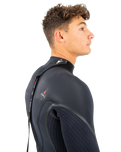 The O'Neill Mens Hyperfreak Fire 4/3mm Back Zip Wetsuit in Black