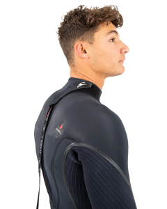 The O'Neill Mens Hyperfreak Fire 4/3mm Back Zip Wetsuit in Black