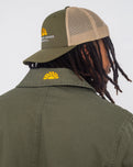 The Salt Water Seeker Mens Chore Jacket in Army