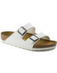 Arizona Birko Flor Sandals in White