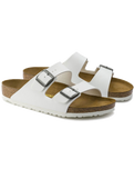 Arizona Birko Flor Sandals in White