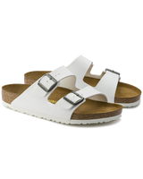 Arizona Birko Flor Sandals in White