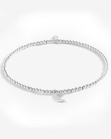 Silver Moon Anklet in Silver