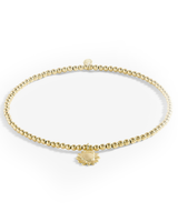 Gold Sun Anklet in Gold