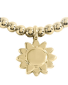 Gold Sun Anklet in Gold