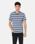 The Levi's® Mens Original T-shirt in Cooper Stripe Sargasso Sea