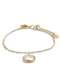 Summer Solstice Coin Pearl Bracelet in Gold