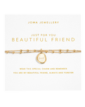 My Moments Just For You Beautiful Friend Bracelet in Gold