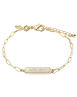 My Moments Just For You Birthday Girl Bracelet in Gold