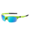 Ecco Sport Sunglasses in Fluro Green & Blue Fusion Mirror