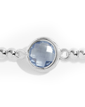 A Little Something Blue Bracelet in Silver