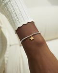 A Little Shine Bright On Your Birthday Bracelet in Silver & Gold