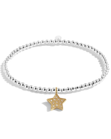 A Little Shine Bright On Your Birthday Bracelet in Silver & Gold