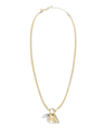 Riva Love Necklace in Gold & Rose