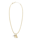 Riva Love Necklace in Gold & Rose