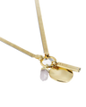 Riva Love Necklace in Gold & Rose