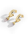 Riva Love Hoop Earrings in Gold & Rose