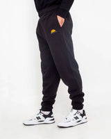 The Salt Water Seeker Mens Vibes Joggers in Black