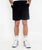 The Salt Water Seeker Mens Cord Walkshorts in Black