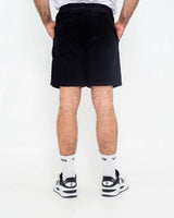 The Salt Water Seeker Mens Cord Walkshorts in Black