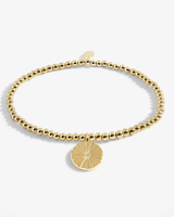 The Joma Jewellery A Little 'Amazing Auntie' Bracelet in Gold