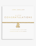 A Little 'Congratulations' Bracelet in Golden Glow