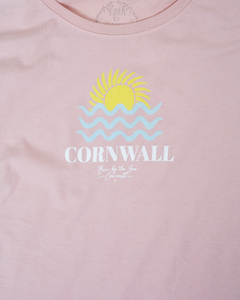 Girls Cornwall T-Shirt in Powder Rose