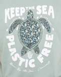 Girls Turtle T-Shirt in Sage