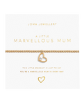 A Little Marvellous Mum Bracelet in Gold