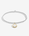 A Little 'Courage' Bracelet in Silver & Gold