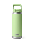 The Yeti Rambler 26oz Bottle with Colour Matched Straw Cap in Key Lime