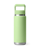 The Yeti Rambler 26oz Bottle with Colour Matched Straw Cap in Key Lime