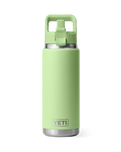 The Yeti Rambler 26oz Bottle with Colour Matched Straw Cap in Key Lime