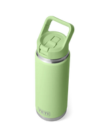 The Yeti Rambler 26oz Bottle with Colour Matched Straw Cap in Key Lime