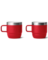 Espresso 6oz Mug (2 pack) in Rescue Red