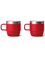 Espresso 6oz Mug (2 pack) in Rescue Red