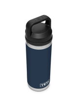 The Yeti Rambler 18oz Bottle with Chug Cap in Navy