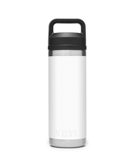 The Yeti Rambler 18oz Bottle with Chug Cap in White | Available at Anns Cottage