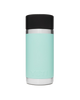 Rambler 12oz Bottle With Hot Shot Cap in Seafoam